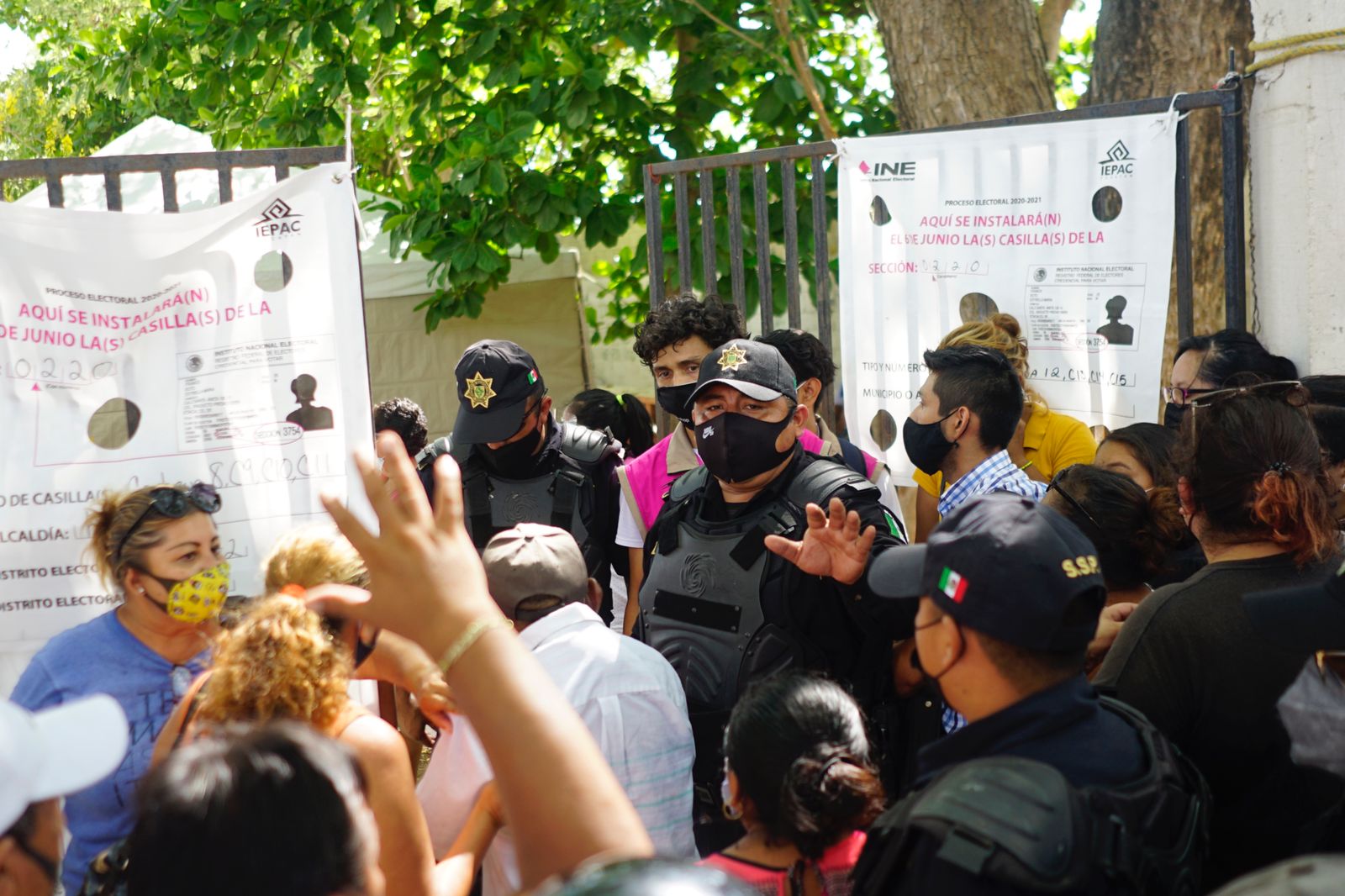 Con retrasos y disturbios, así comienza la jornada electoral en Yucatán